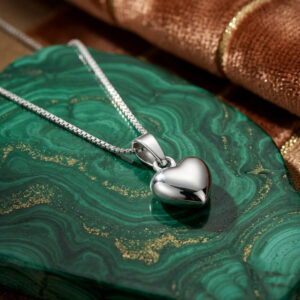 925 Sterling Silver Heart Necklace