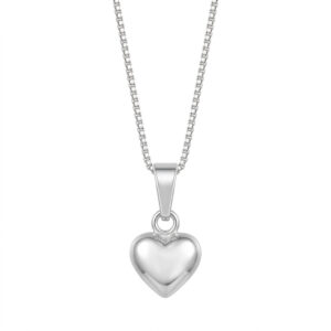925 Sterling Silver Heart Necklace