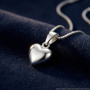 925 Sterling Silver Heart Necklace