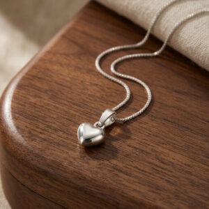 925 Sterling Silver Heart Necklace