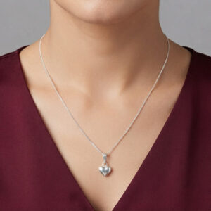 925 Sterling Silver Heart Necklace
