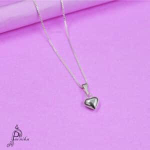 925 Sterling Silver Heart Necklace