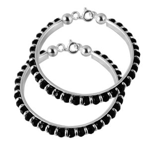 Nazraiya kada bangles for baby in black beads