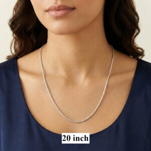 Unisex Round Snake Chain