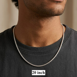 Unisex Round Snake Chain
