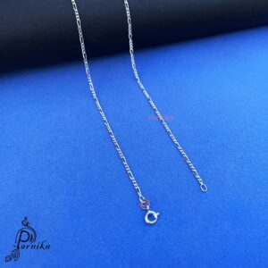 Pure silver chain in figaro pattern 92.5 sterling silver