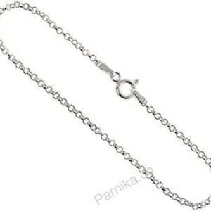 Pure silver chain rolo design in 2mm