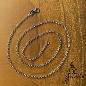 Pure silver chain rolo design in 2mm