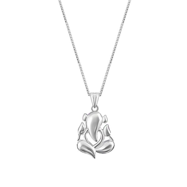 Ganesh ji silver pendent for men and women