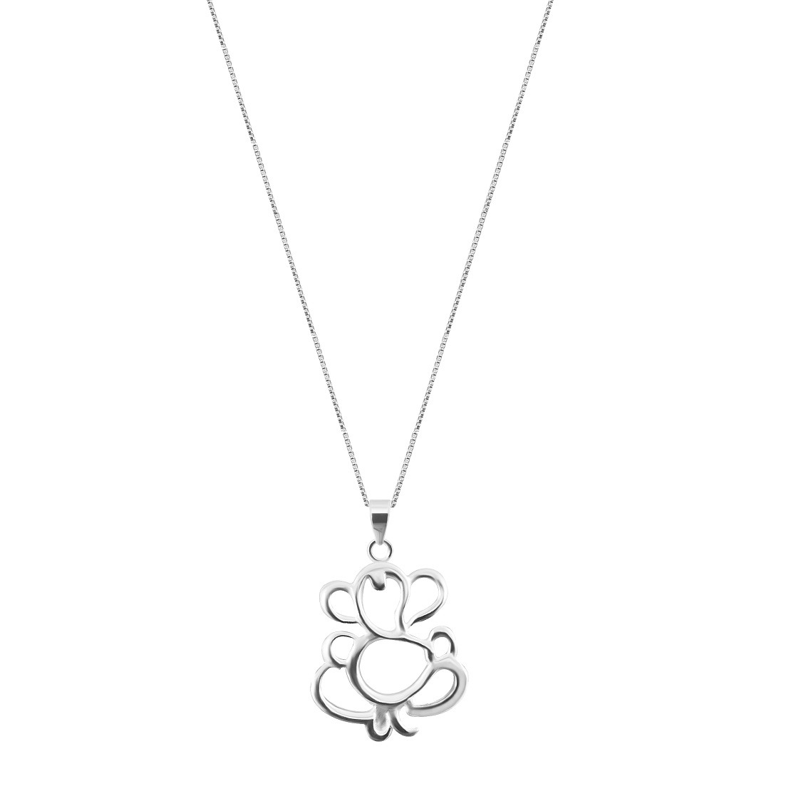 Ganesh ji in pure silver pendant Ganesh ji in pure silver pendant