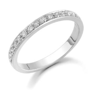 Wedding band sliver finger ring in pure 92.5 silver
