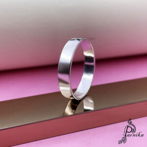9.25 pure silver flat finger ring for men and women