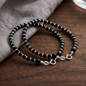 Pure silver baby nazariya bracelet in 92.5 silver