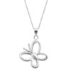 Graceful Butterfly Silver Pendant for Girls and Women in Pure 92.5 Sterling Silver