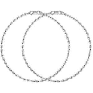 Pure silver beads payal