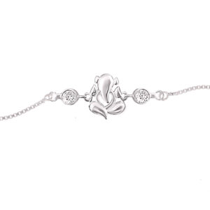 CZ Ganesha Rakhi Bracelet