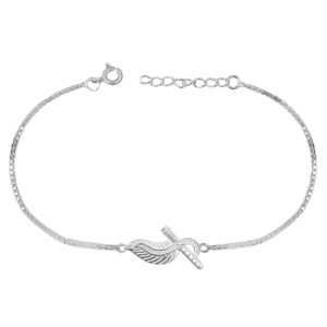 Pure silver pankh feather and bansuri rakhi bracelet for brother for rakshbandhan