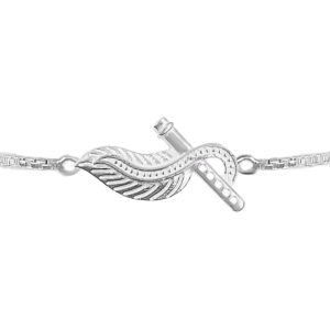 Pure silver pankh feather and bansuri rakhi for brother for rakshbandhan