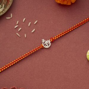 Om On Trishul Rakhi