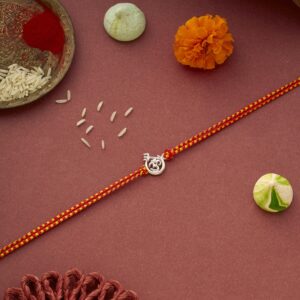 Om On Trishul Rakhi