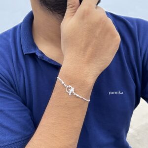 pure silver rakhi