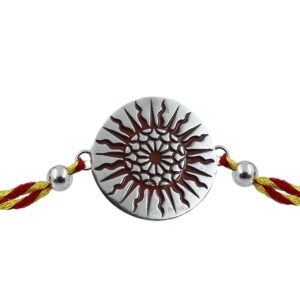 silver rakhi - 92.5 pure certified silver for raksha bandhan