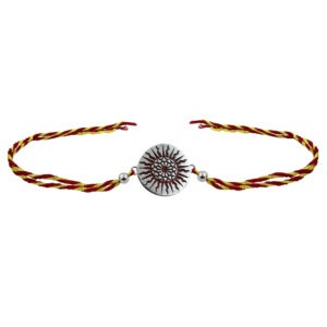 silver rakhi - 92.5 pure certified silver for raksha bandhan