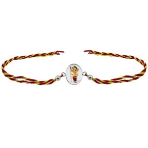 Bal ganesh silver rakhi - 92.5 pure certified silver rakhi