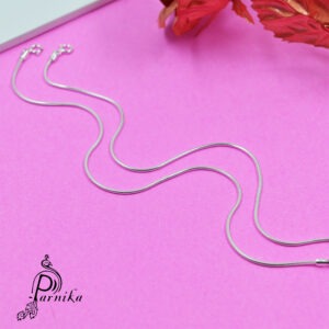 Snake Plain Chain Payal