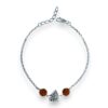 Pure silver Rakhi Bracelet with shivji & ruraksh in 92.5 silver for brother for rakshabandhan