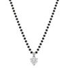 Solitaire CZ Mangalsutra Necklace Chain Pendant