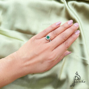 Round Spin Ring Green