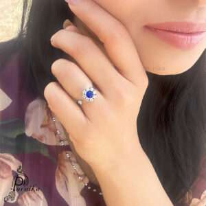 Round Spin Ring Blue