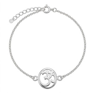 Om Rakhi Bracelet Oval
