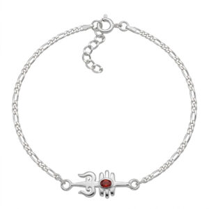 Trishul CZ Rakhi Bracelet