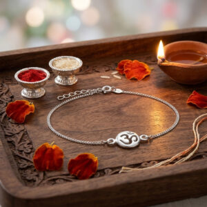 Small Om Rakhi Bracelet