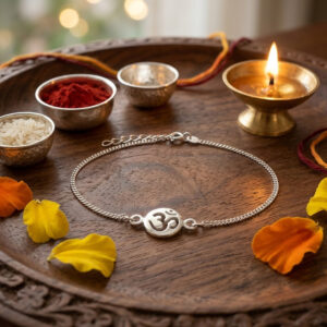Small Om Rakhi Bracelet
