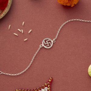 Swastik Rakhi Bracelet