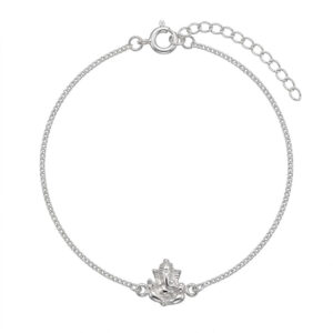 silver rakhi bracelet
