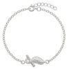 Flute with Mor Pankh Rakhi Bracelet in 925 Silver