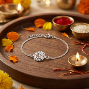 Designer Om Rakhi Bracelet