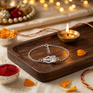 Trishul Damru Rakhi Bracelet
