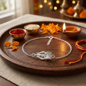 Trishul Damru Rakhi Bracelet
