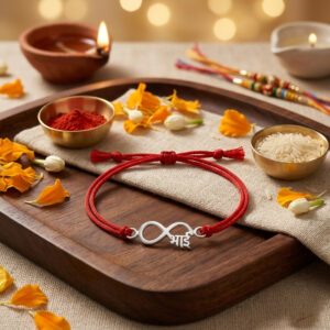Infinity Bhai Rakhi in Cotton Thread
