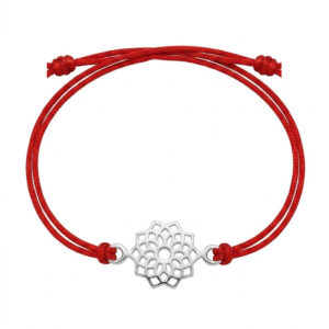 Abstract Floral Rakhi in Cotton Thread