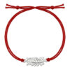 Mor Pankh Thread Rakhi in Silver by Parnika Jewels – Elegant Rakhi Bracelet