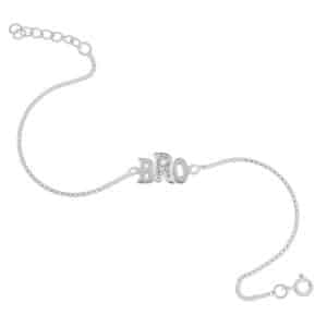 silver rakhi bracelet