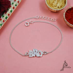 CZ Bro Rakhi Bracelet