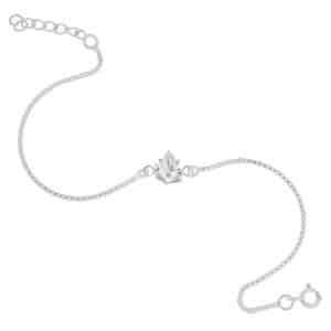 silver rakhi bracelet