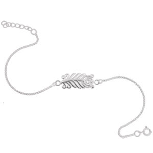 silver rakhi bracelet